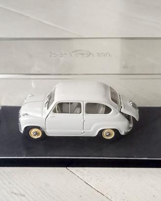 Brumm modellino Fiat 600 Abarth 750 (1956)