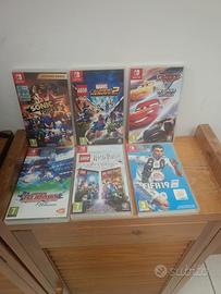 Lotto 6 Giochi Nintendo Switch