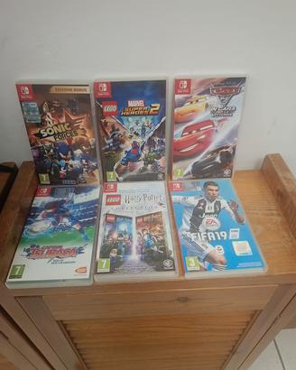 Lotto 6 Giochi Nintendo Switch