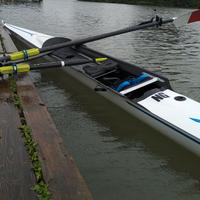 Singolo canottaggio Filippi da 95-100 kg con remi