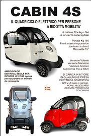 auto elettrica per anziani o persone senza patente