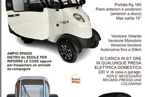 auto elettrica per anziani o persone senza patente