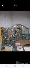 letto matrimoniale in ferro battuto 