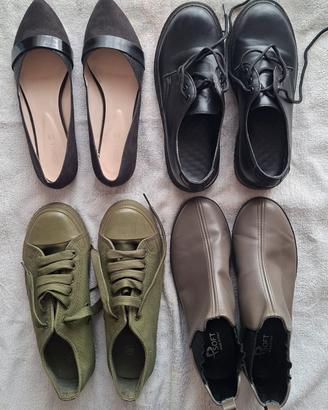 Lotto stock 4 paia scarpe donna n.38/39