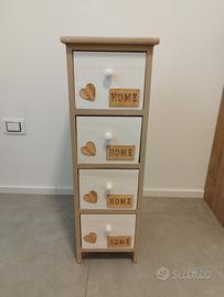 Mobiletto cassettiera