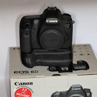 Canon  EOS 6D con  22.200 scatti + battery grip