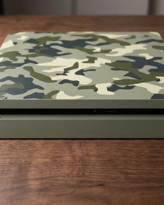 PS4 Slim 1TB Camouflage + 3 Giochi + 2 Controller