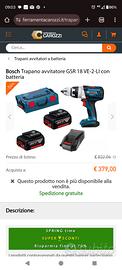trapano avvitatore gsr 18-ve-li alte prestazioni 