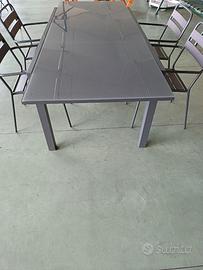 COMPLETO IN ALLUMINIO ANTRACITE.