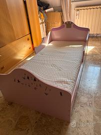 Lettino Principessa Montessori 140x70 + Materasso