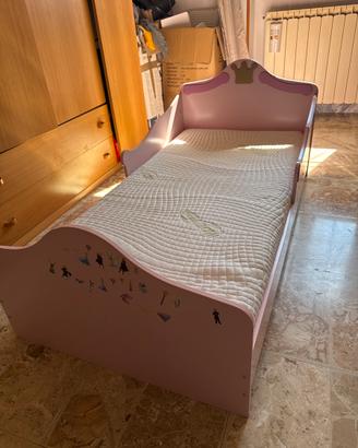 Lettino Principessa Montessori 140x70 + Materasso