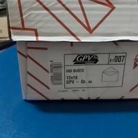 scatole da 500 buste di  varie misure  €7