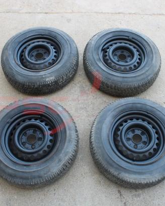 N°4 cerchi in ferro 6×14 Mercedes-Benz W116 280S