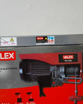 Paranco elettrico Valex+supporto a bandiera