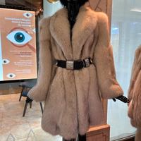 pelliccia volpe argentata