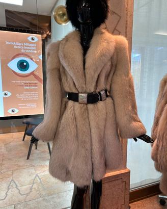 pelliccia volpe argentata