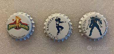 Tappi succhi di frutta anni 90 Power Ranger