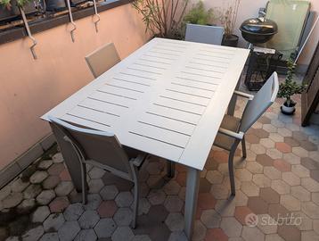 Tavolo alluminio esterno