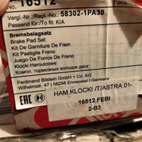 Pastiglie freno posteriori Opel FEBI Bilstein