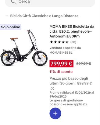 Moma bikes bicicletta