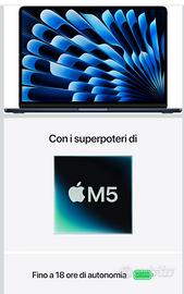 Apple MacBook Air 13'' con chip M5 1TB BLU NEW
