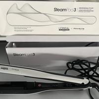 Piastra per capelli a vapore