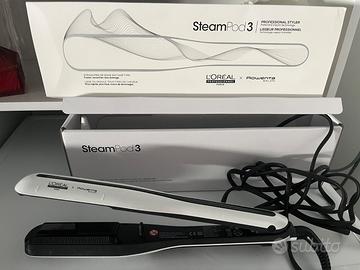 Piastra per capelli a vapore