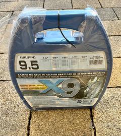 Catene auto di qualità NUOVE mai utilizzate 9,5