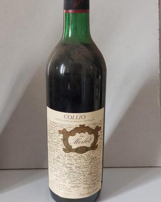 1973 vino rosso Collio Merlot