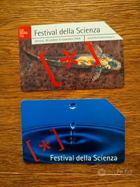 Schede telefoniche "Festival della scienza"