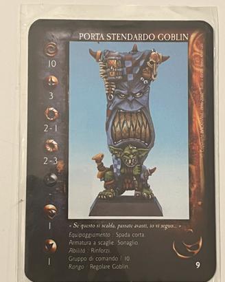 Rarissima porta stendardo goblin