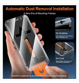 5pz Pellicola protettiva vetro Iphone 15 pro max