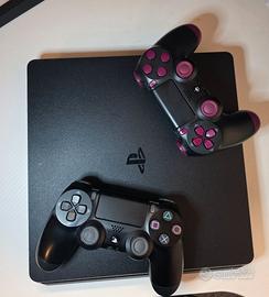 Ps4 slim + 2 joystick + cavi