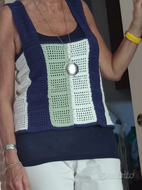 Top cotone fatto a mano