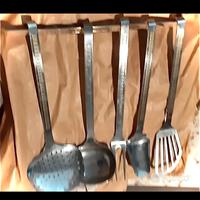 Mestoli da cucina in acciaio