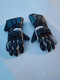 Guanti moto vera pelle lunghi taglia L