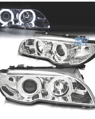 FARI BMW E46 COUPE 03-06 XENON OCCHI ANGEL CCFL FO