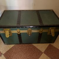 Baule da viaggio cassapanca anni 50