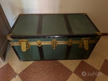 Baule da viaggio cassapanca anni 50