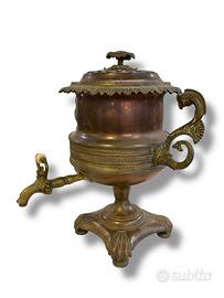 Teera samavar inglese h42cm Ø40cm antica  del 1820