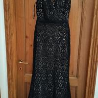 VESTITO DA CERIMONIA in pizzo nero