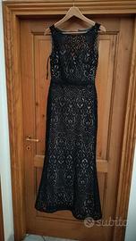 VESTITO DA CERIMONIA in pizzo nero