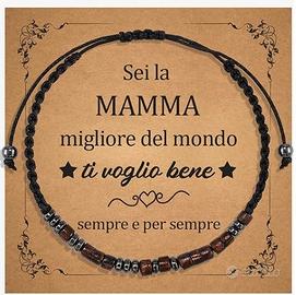 Mamma Bracciale codice morse i love you nuovo