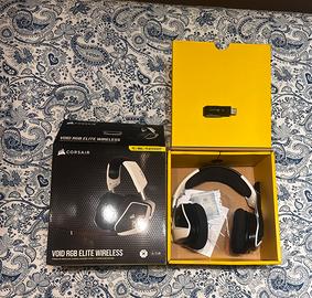 Cuffie Wireless Corsair void rgb elite PS5 e PC