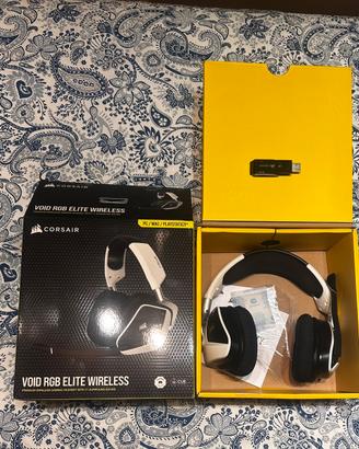Cuffie Wireless Corsair void rgb elite PS5 e PC