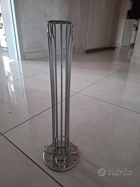 porta capsule nespresso in acciaio 