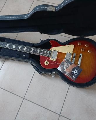 EKO VL-480 Aged Cherry Sunburst Flamed les paul