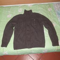 Cardigan da uomo in maglia, maglione giacca