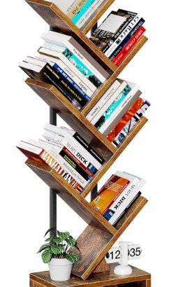 Libreria ad Albero Scaffale a 6 Ripiani