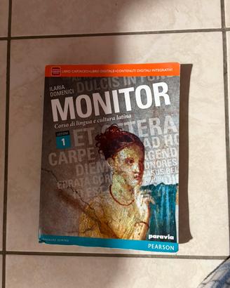 Libro scolastico latino- MONITOR 1